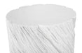 Phillips Collection Home Decor Phillips Collection Shear Side Table, Oval, White Stone