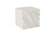 Phillips Collection Home Decor Phillips Collection Shear Side Table, Square, White Stone