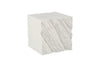Phillips Collection Home Decor Phillips Collection Shear Side Table, Square, White Stone