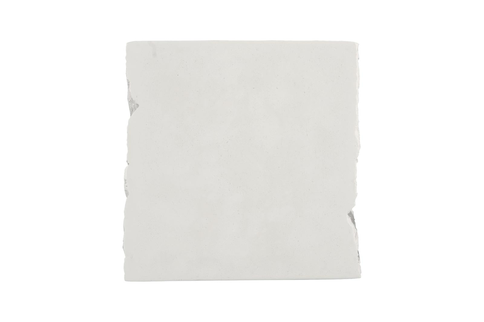 Phillips Collection Home Decor Phillips Collection Shear Side Table, Square, White Stone