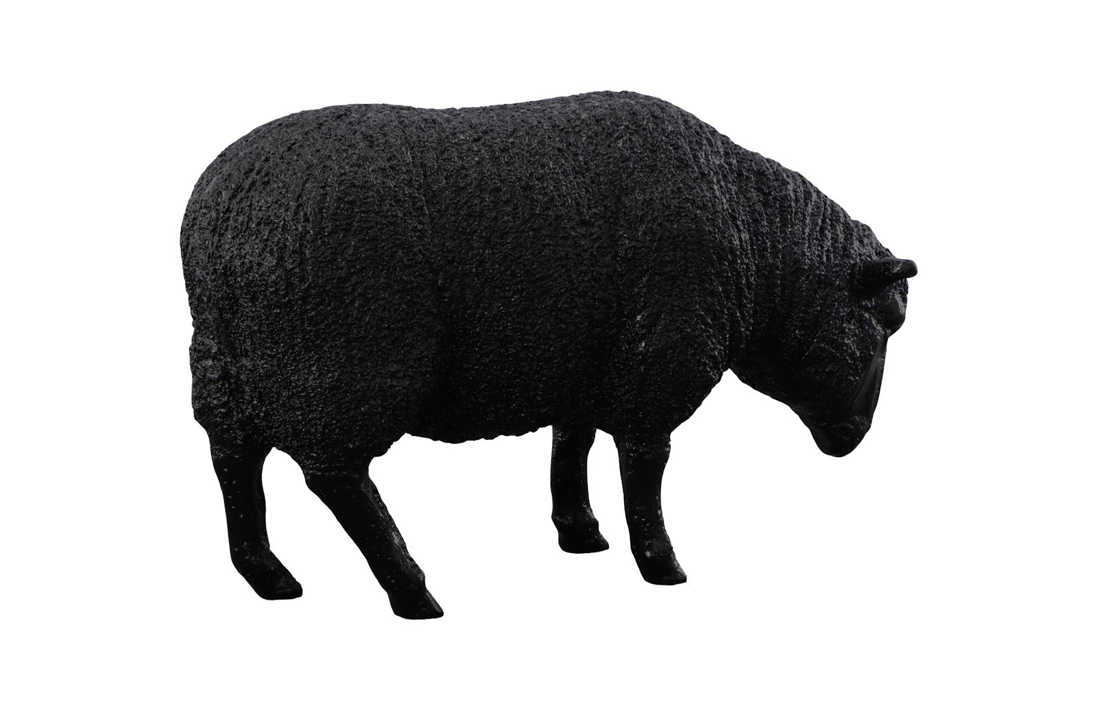 Phillips Collection Home Phillips Collection Sheep Sculpture, Gel Coat Black