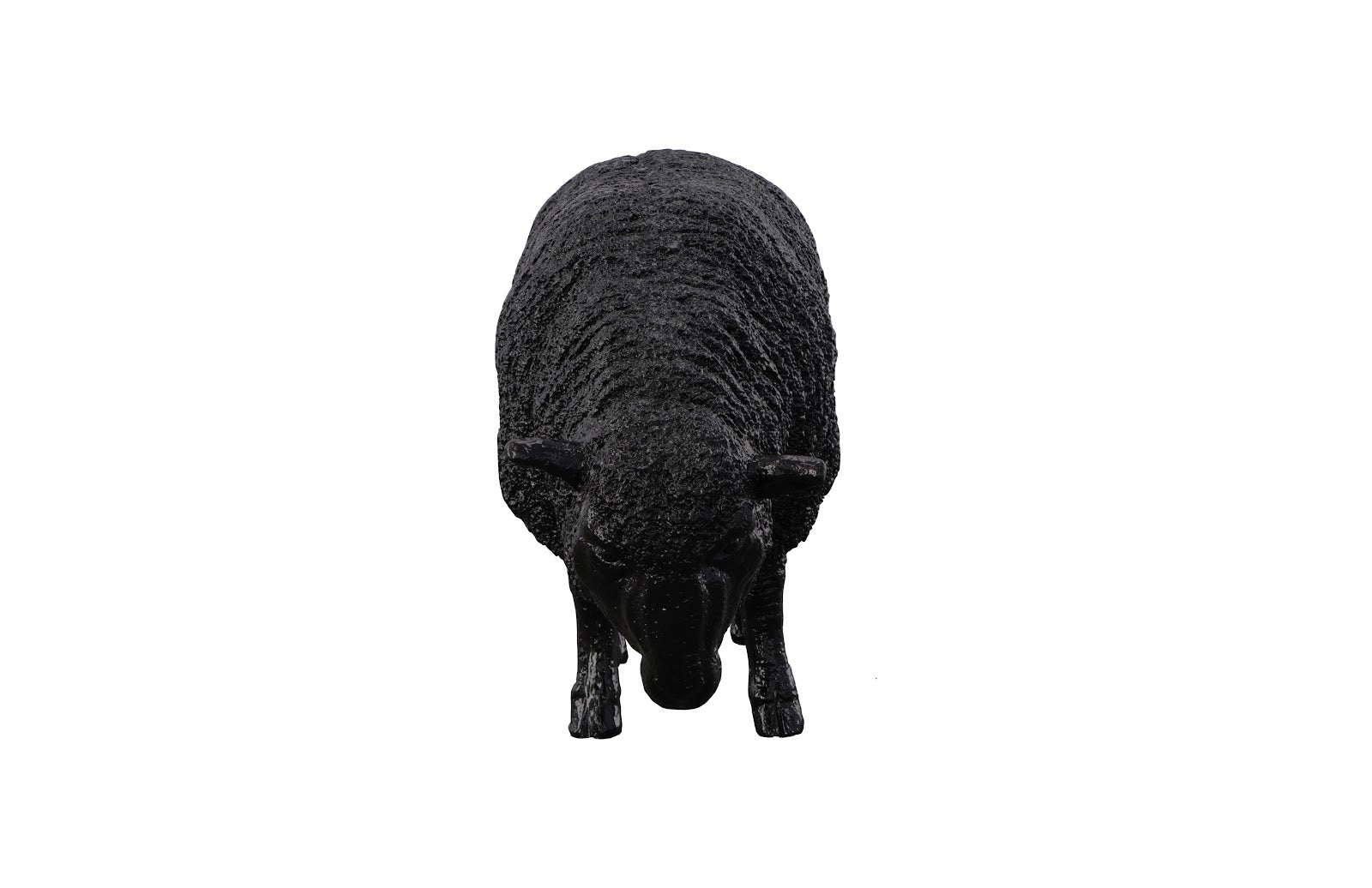 Phillips Collection Home Phillips Collection Sheep Sculpture, Gel Coat Black