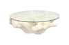 Phillips Collection Home Oversized LTL - Rate to be Quoted Phillips Collection Cast Sonokeling Coffee Table, Round, Roman Stone