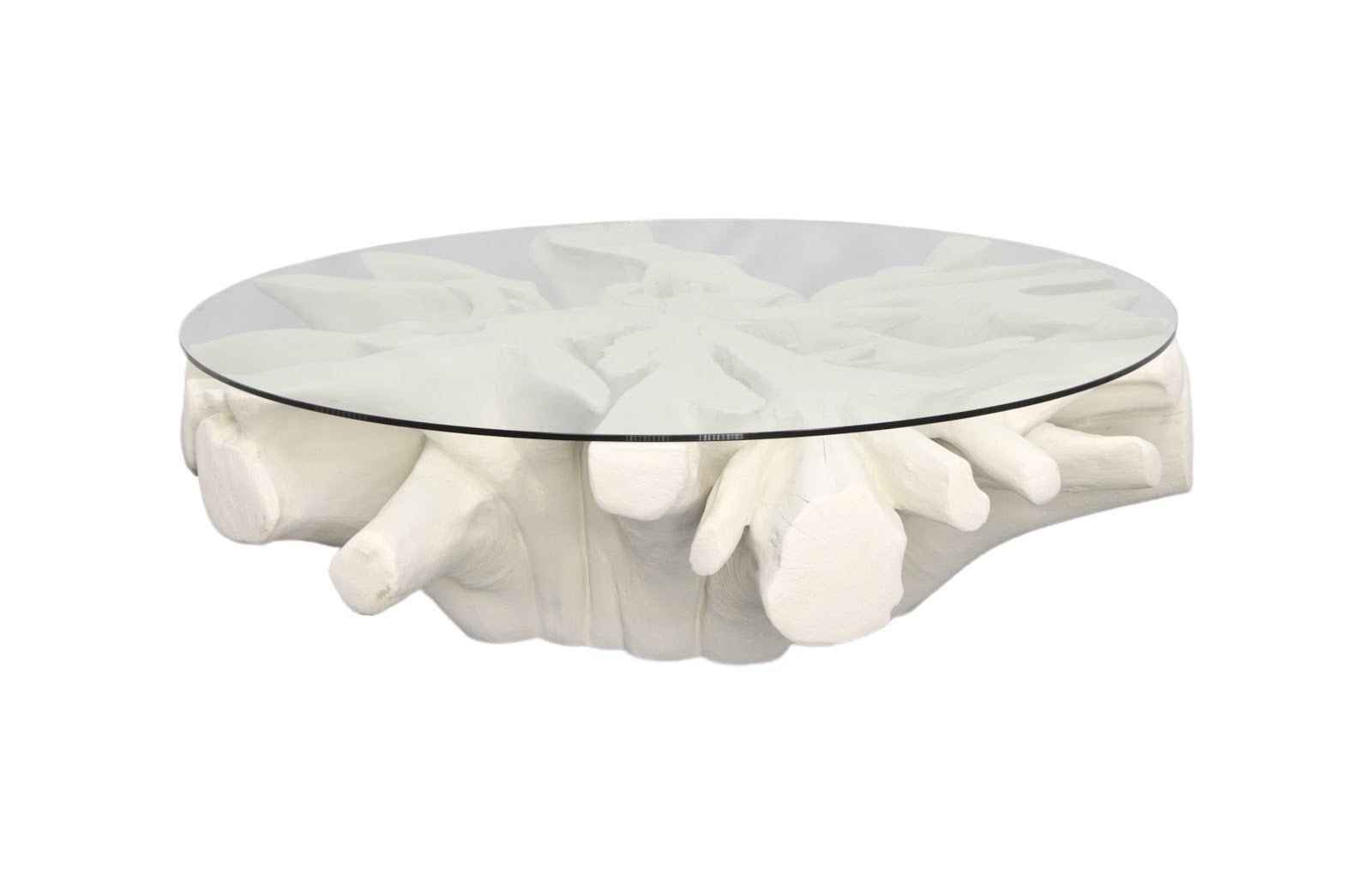 Phillips Collection Home Oversized LTL - Rate to be Quoted Phillips Collection Sono Cast Root Coffee Table, Round, Roman Stone