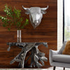 Phillips Collection Home Phillips Collection Spanish Fighting Bull Wall Art, Resin, Silver Leaf