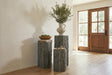 Phillips Collection Home Decor Phillips Collection Splinter Stone Pedestal, Resin, LG