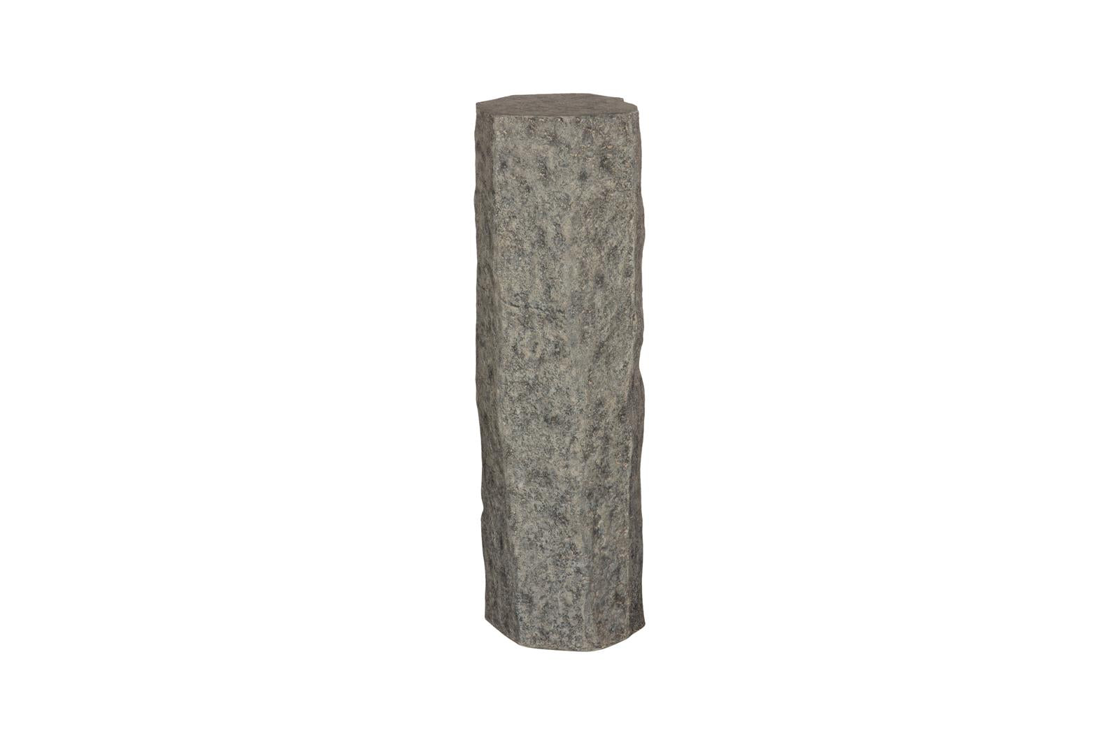 Phillips Collection Home Decor Phillips Collection Splinter Stone Pedestal, Resin, LG