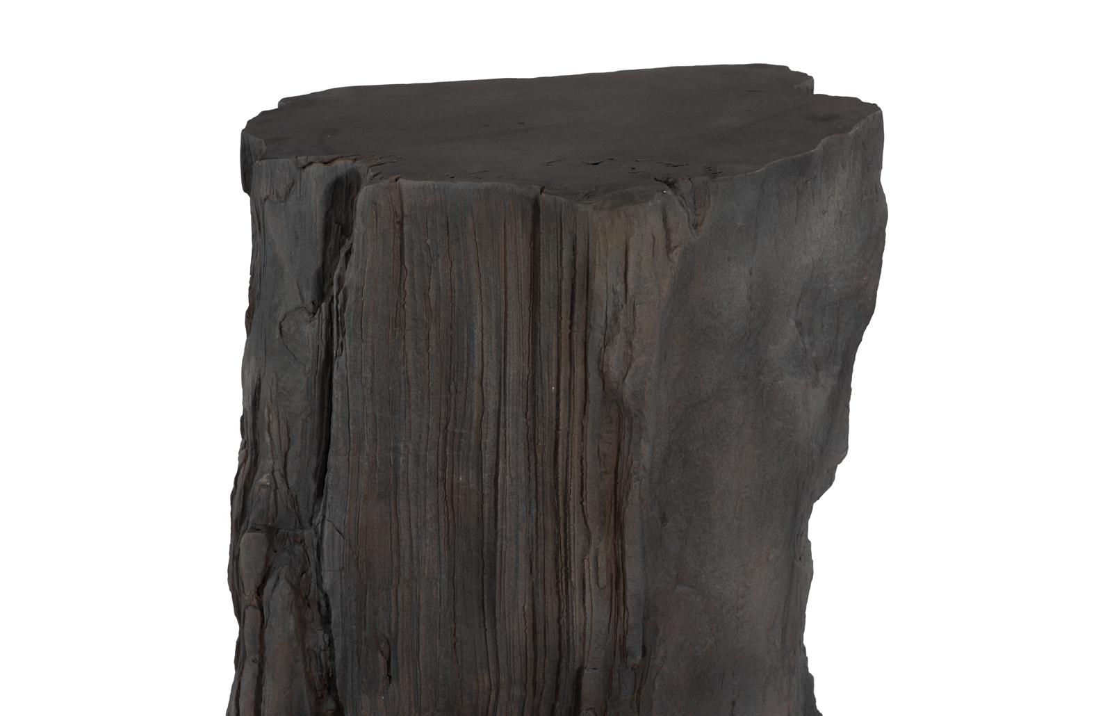 Phillips Collection Home Decor Phillips Collection Stratified Cast Stone Pedestal, Painted Slate PH119126