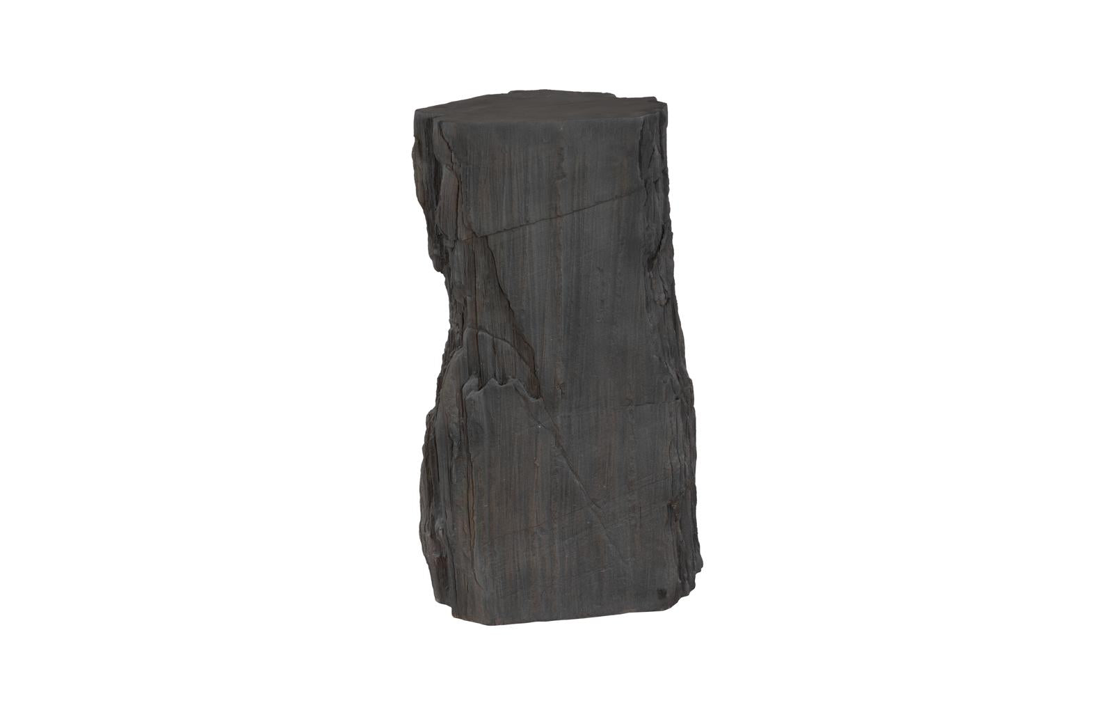 Phillips Collection Home Decor Phillips Collection Stratified Cast Stone Pedestal, Painted Slate PH119126