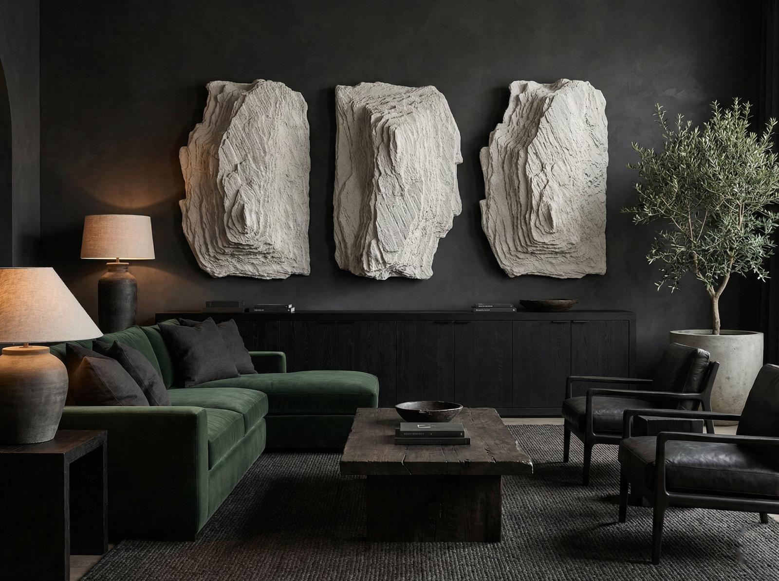 Phillips Collection Home Decor Phillips Collection Stratified Cast Stone Wall Art, Roman Stone