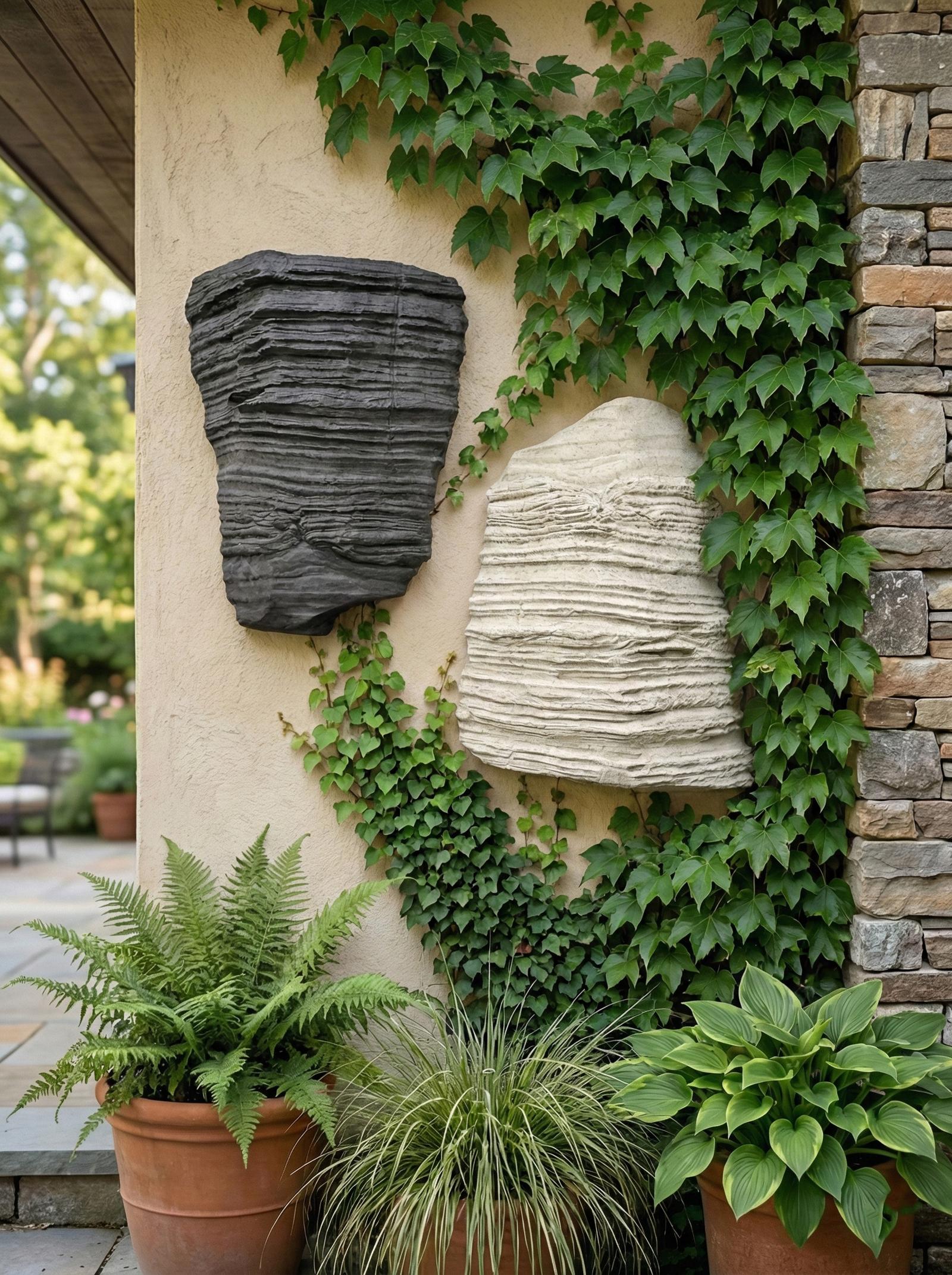 Phillips Collection Home Decor Phillips Collection Stratified Rock Wall Décor, Charcoal Stone