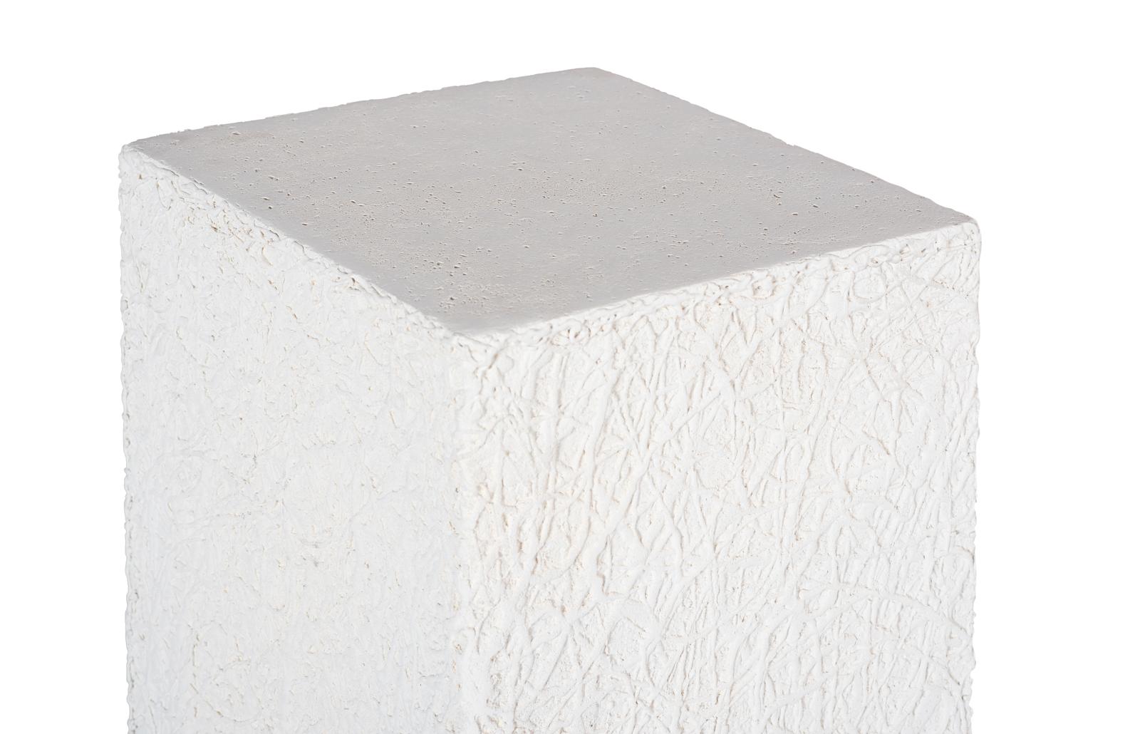 Phillips Collection Home Decor Phillips Collection String Theory Pedestal, White Stone, Large