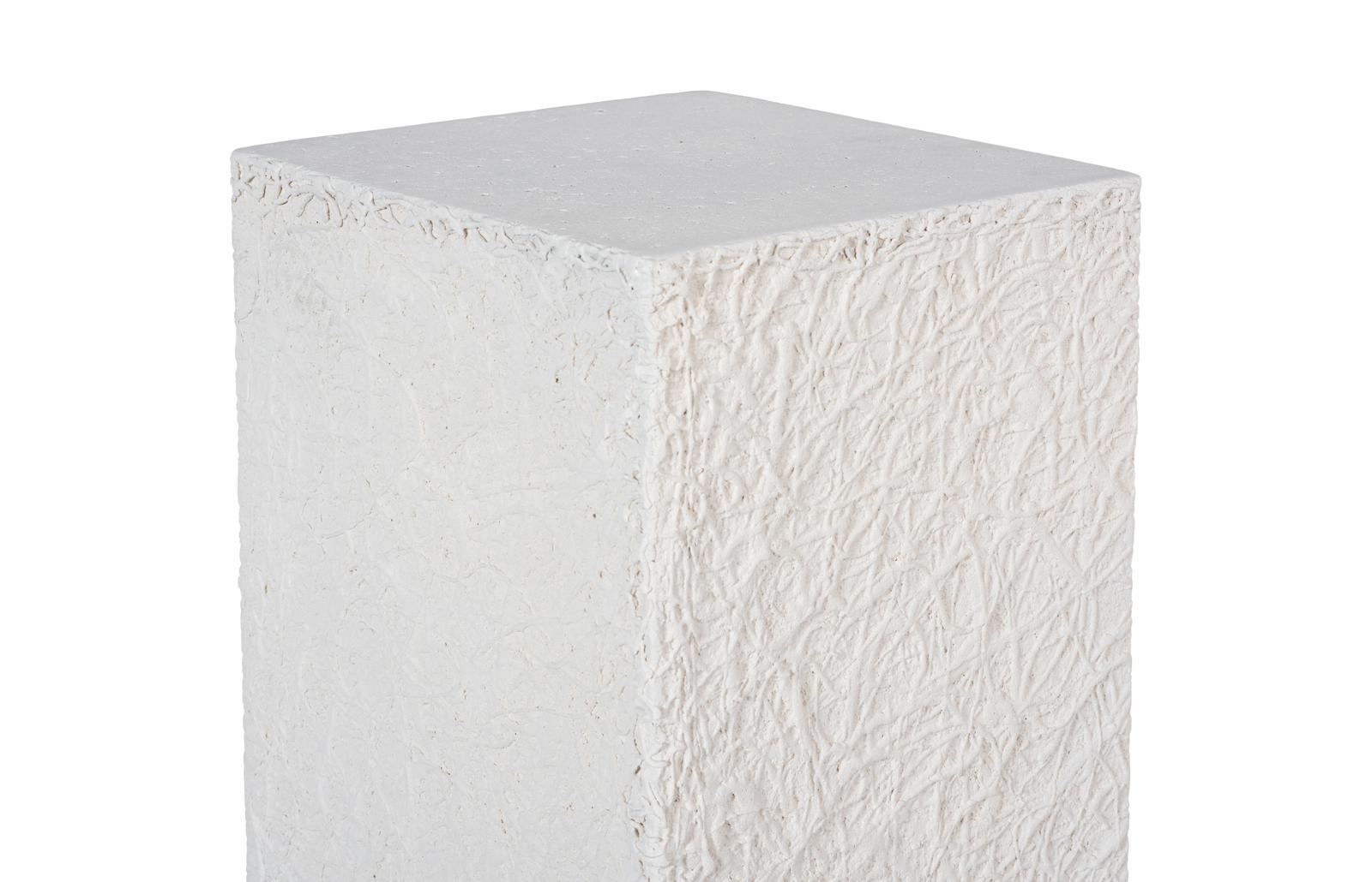 Phillips Collection Home Decor Phillips Collection String Theory Pedestal, White Stone, Medium