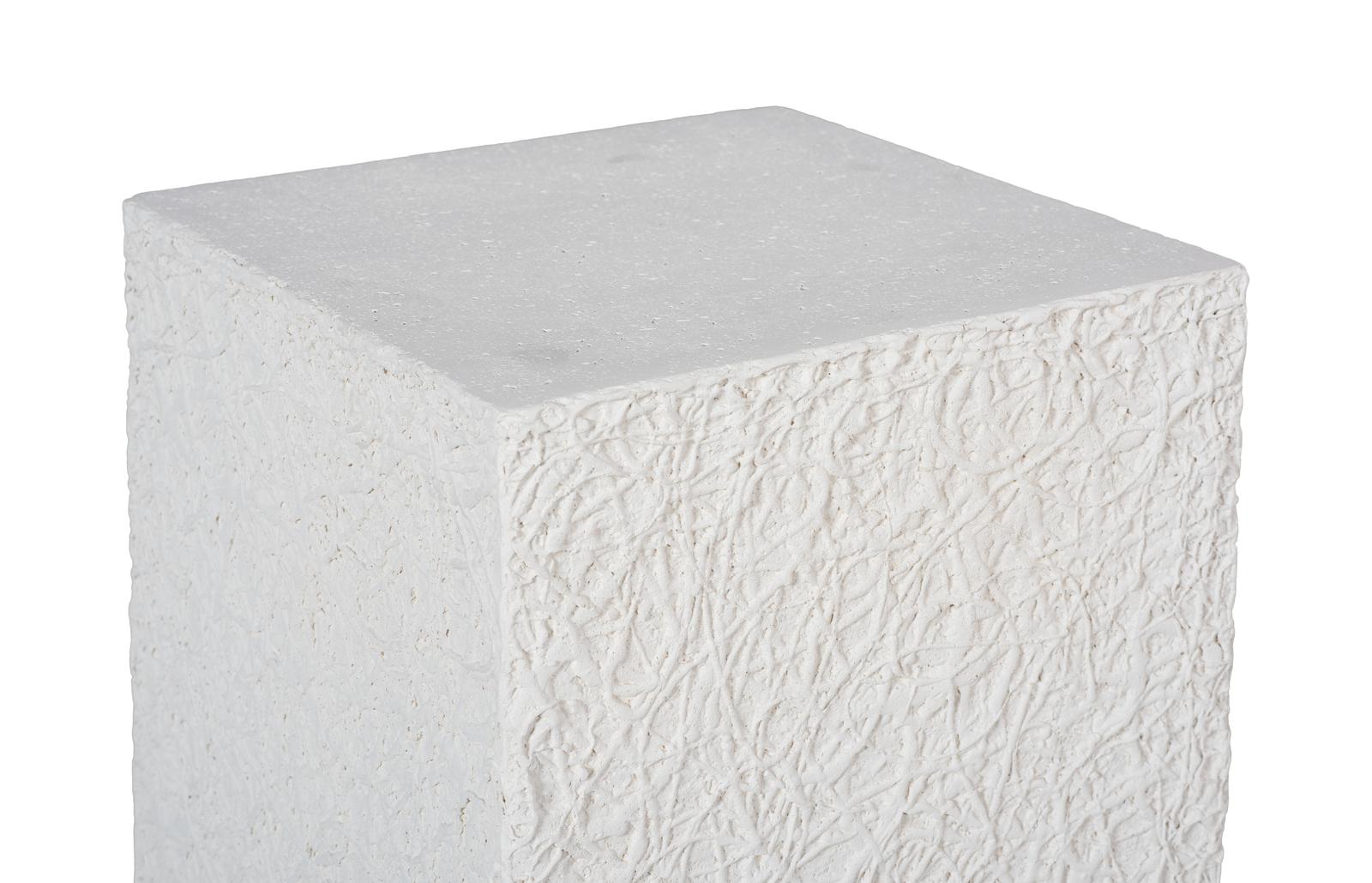 Phillips Collection Home Decor Phillips Collection String Theory Pedestal, White Stone, Small