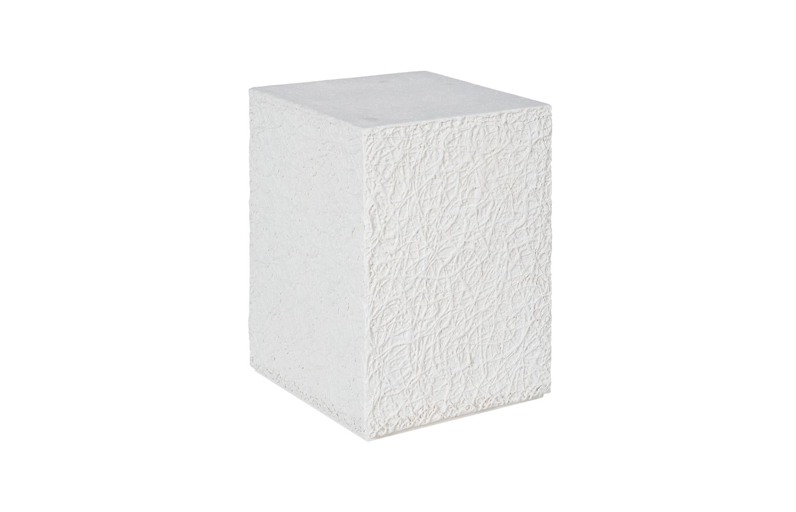 Phillips Collection Home Decor Phillips Collection String Theory Pedestal, White Stone, Small