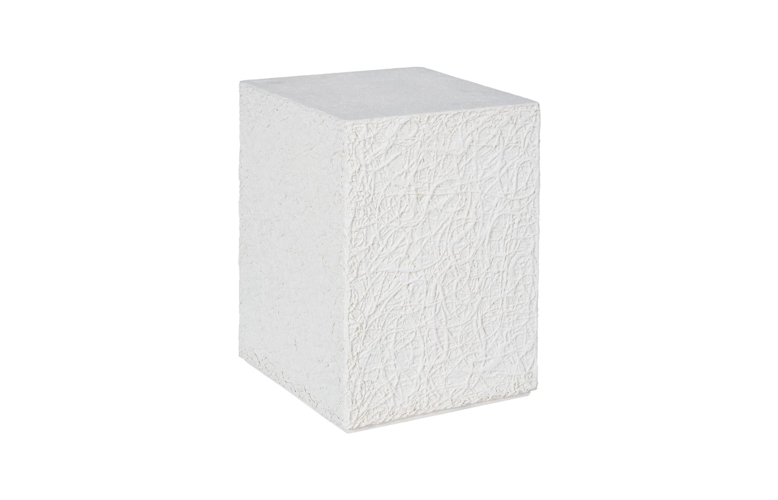 Phillips Collection Home Decor Phillips Collection String Theory Pedestal, White Stone, Small