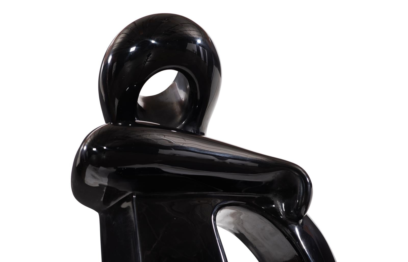 Phillips Collection Home Decor Phillips Collection Sweetie Sculpture, Gel Coat Black