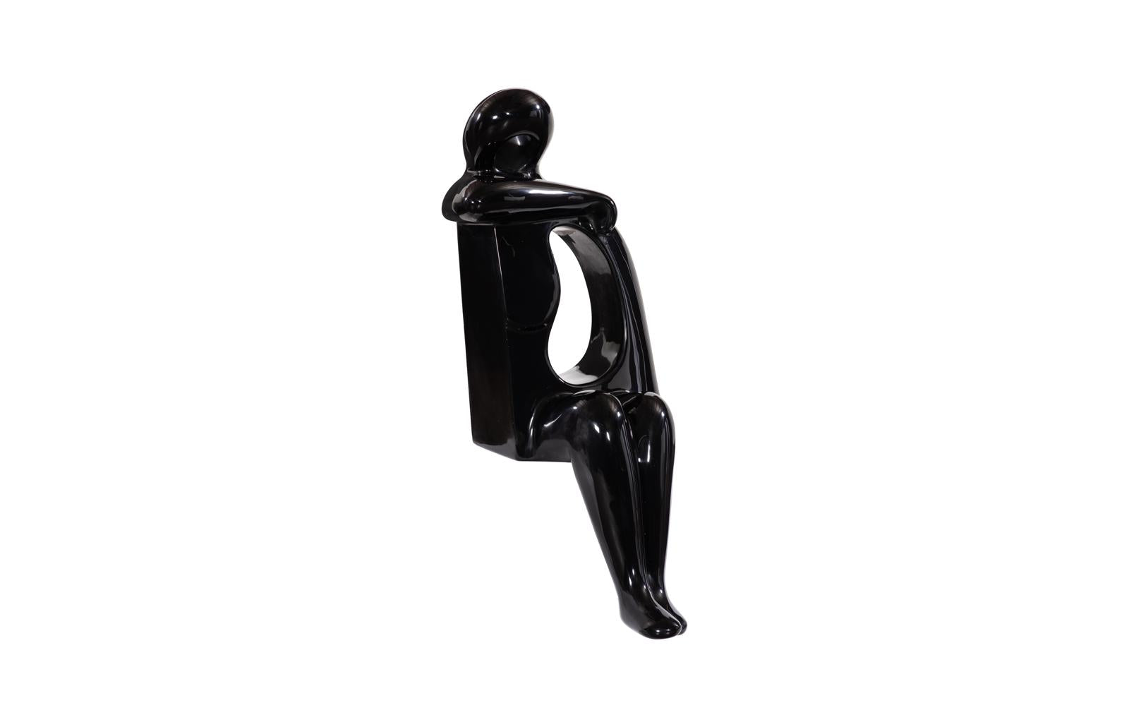 Phillips Collection Home Decor Phillips Collection Sweetie Sculpture, Gel Coat Black