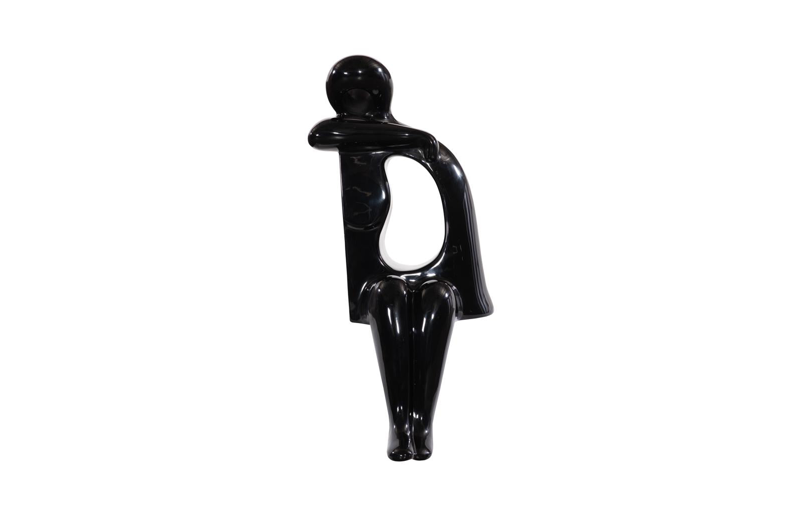 Phillips Collection Home Decor Phillips Collection Sweetie Sculpture, Gel Coat Black