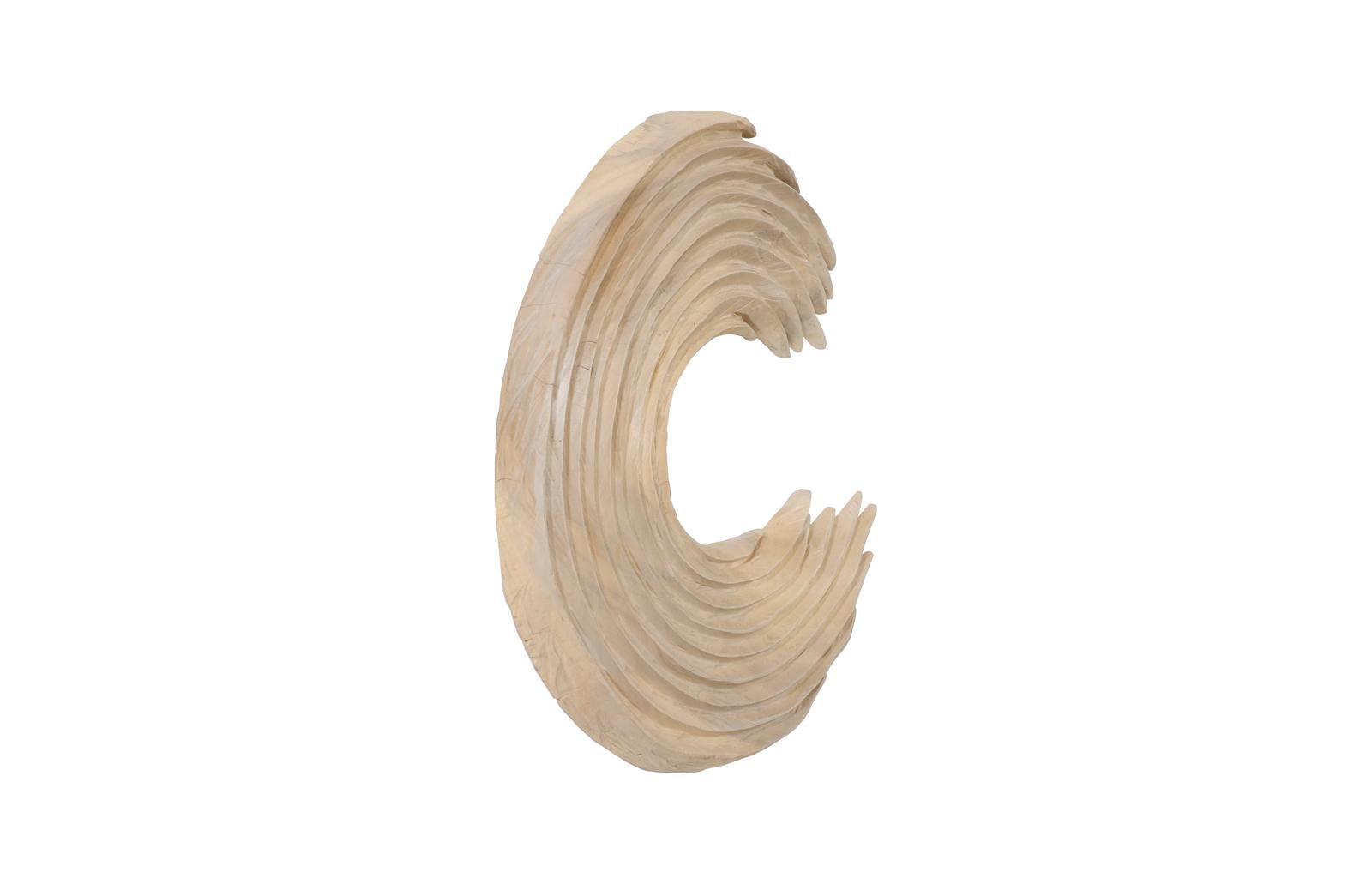 Phillips Collection Home Decor Phillips Collection Swoop Wall Art, Bleached Wood, Large