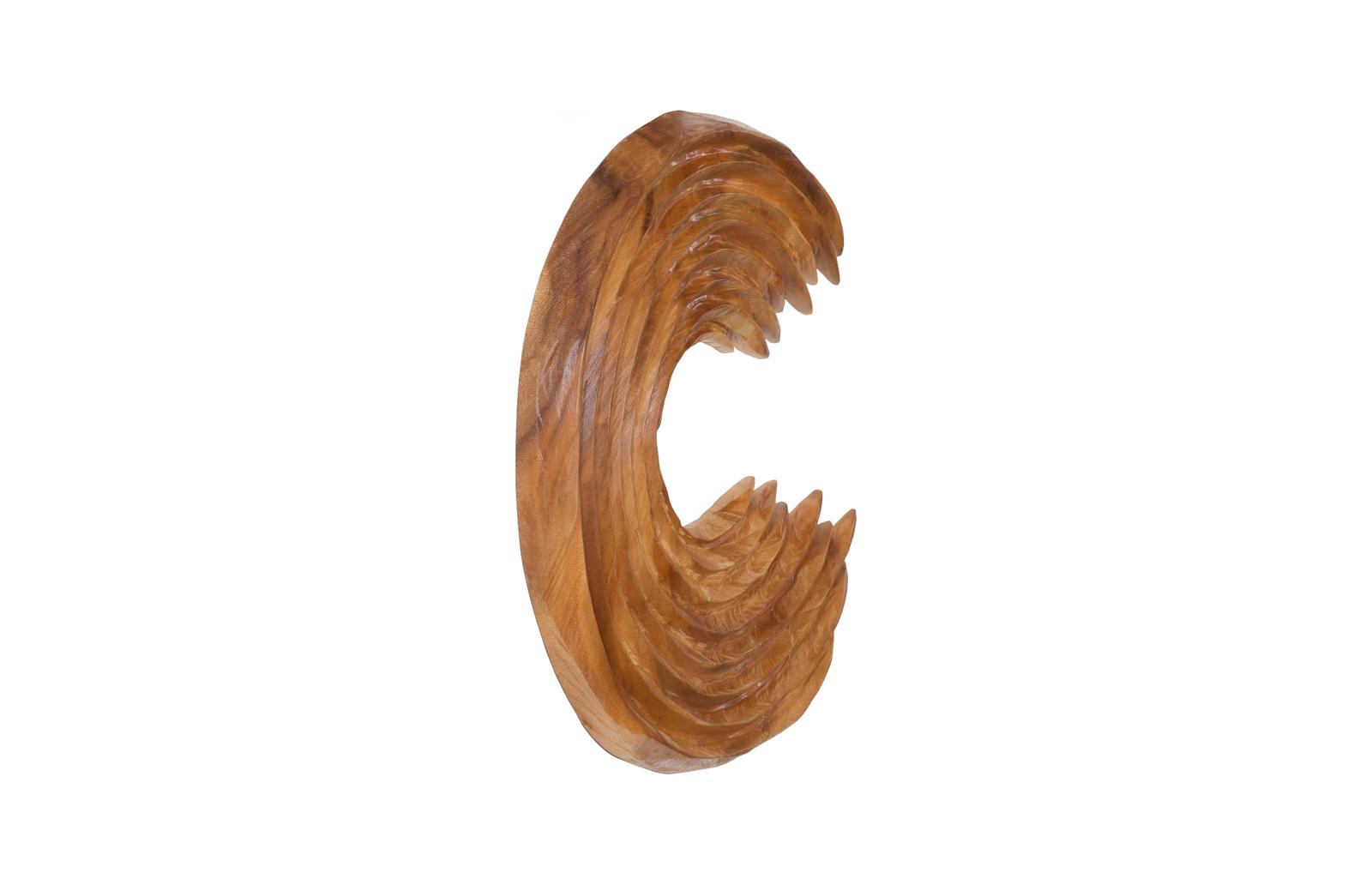 Phillips Collection Home Decor Phillips Collection Swoop Wall Art, Natural Wood, Small
