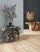 Phillips Collection Home Decor Phillips Collection Teak Sculpture on Stand, Black Wash