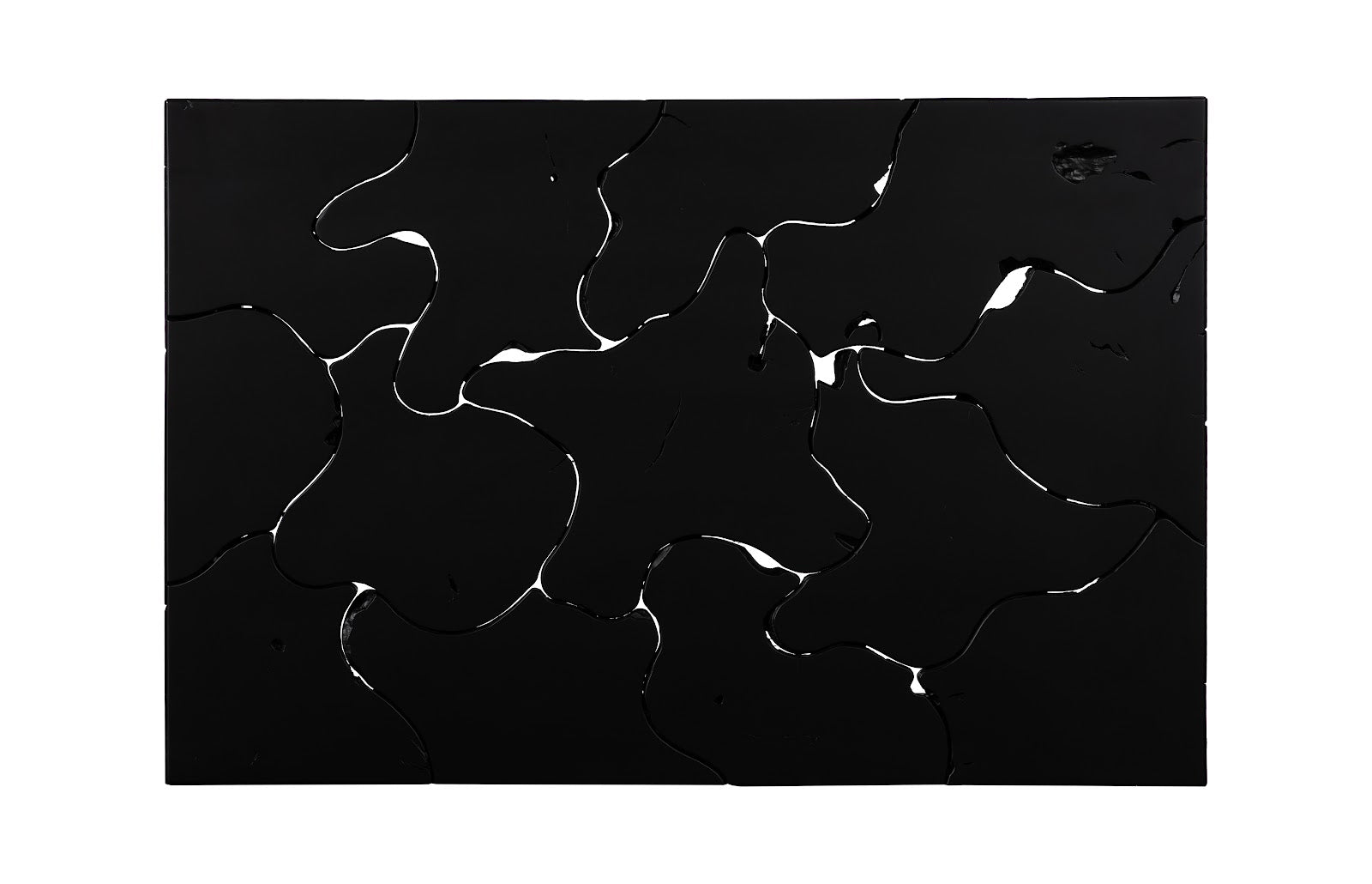 Phillips Collection Home Decor Phillips Collection Teak Slice Coffee Table, Rectangle, Black