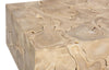 Phillips Collection Home Decor Phillips Collection Teak Slice Coffee Table, Rectangle, Bleached