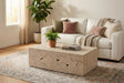 Phillips Collection Home Decor Phillips Collection Teak Slice Coffee Table, Rectangle, Oat Finish