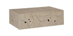 Phillips Collection Home Decor Phillips Collection Teak Slice Coffee Table, Rectangle, Oat Finish