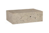 Phillips Collection Home Decor Phillips Collection Teak Slice Coffee Table, Rectangle, Oat Finish