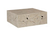 Phillips Collection Home Decor Phillips Collection Teak Slice Coffee Table, Square, Oat Finish