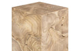 Phillips Collection Home Decor Phillips Collection Teak Slice Pedestal, Square, Bleached ,  LG