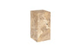 Phillips Collection Home Decor Phillips Collection Teak Slice Pedestal, Square, Bleached , SM