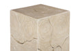 Phillips Collection Home Decor Phillips Collection Teak Slice Pedestal, Square, Oat Finish, MD
