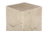 Phillips Collection Home Decor Phillips Collection Teak Slice Pedestal, Square, Oat Finish, MD