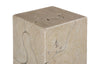 Phillips Collection Home Decor Phillips Collection Teak Slice Pedestal, Square, Oat Finish, SM