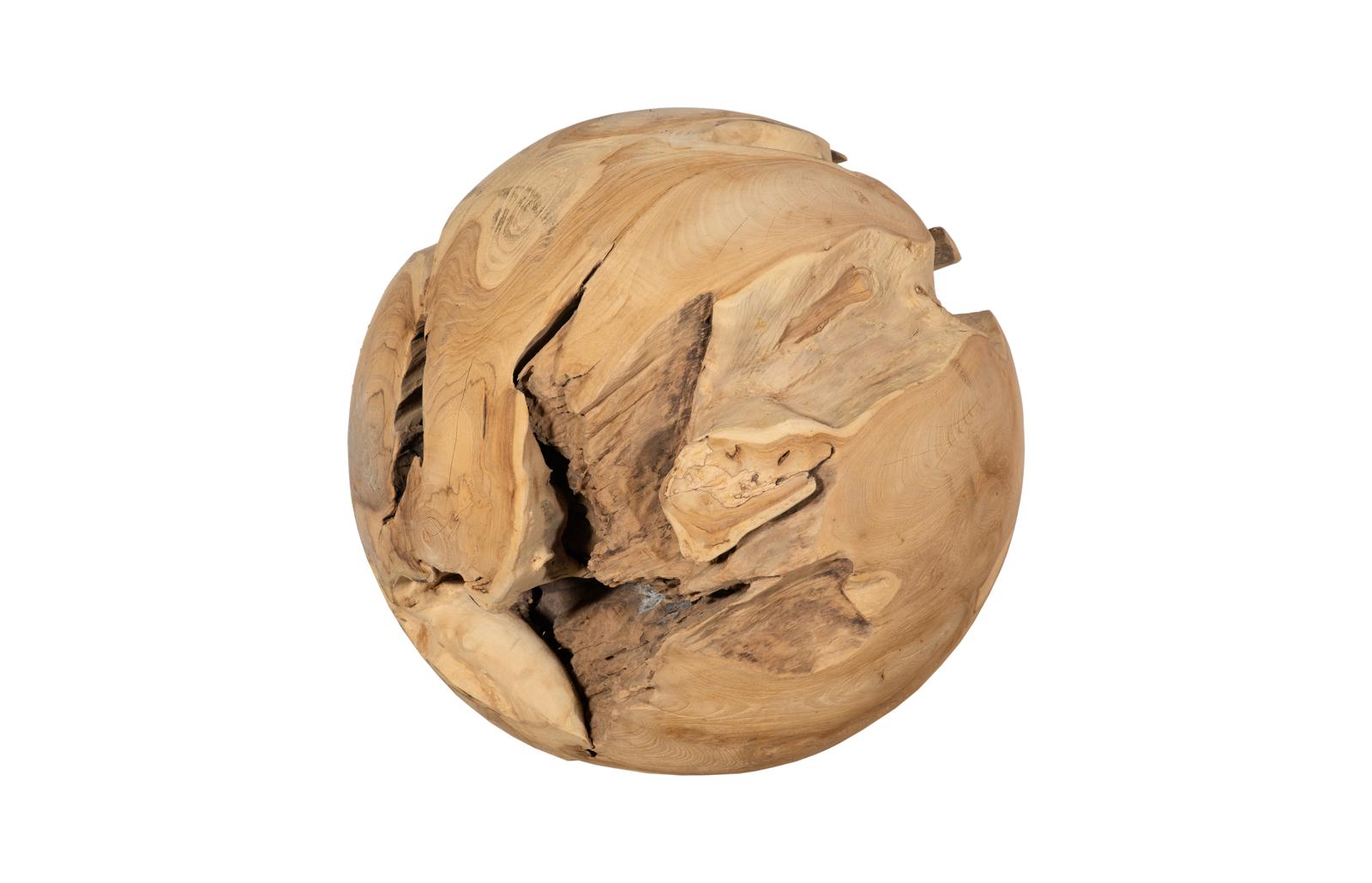 Phillips Collection Home Decor Phillips Collection Teak Wood Ball, Extra Large, Bleached
