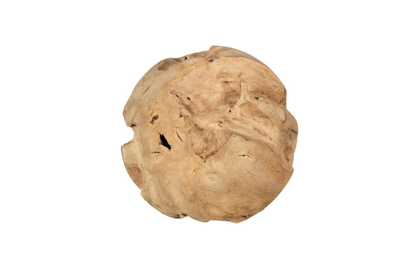 Phillips Collection Home Decor Phillips Collection Teak Wood Ball, Large, Bleached