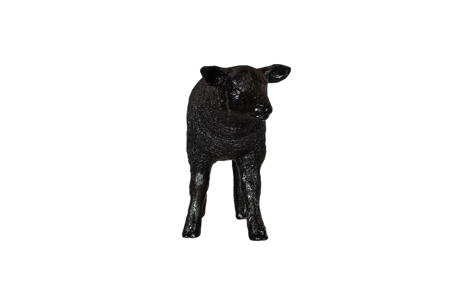Phillips Collection Home Decor Phillips Collection Texelaar Sheep, Lamb, Gel Coat Black