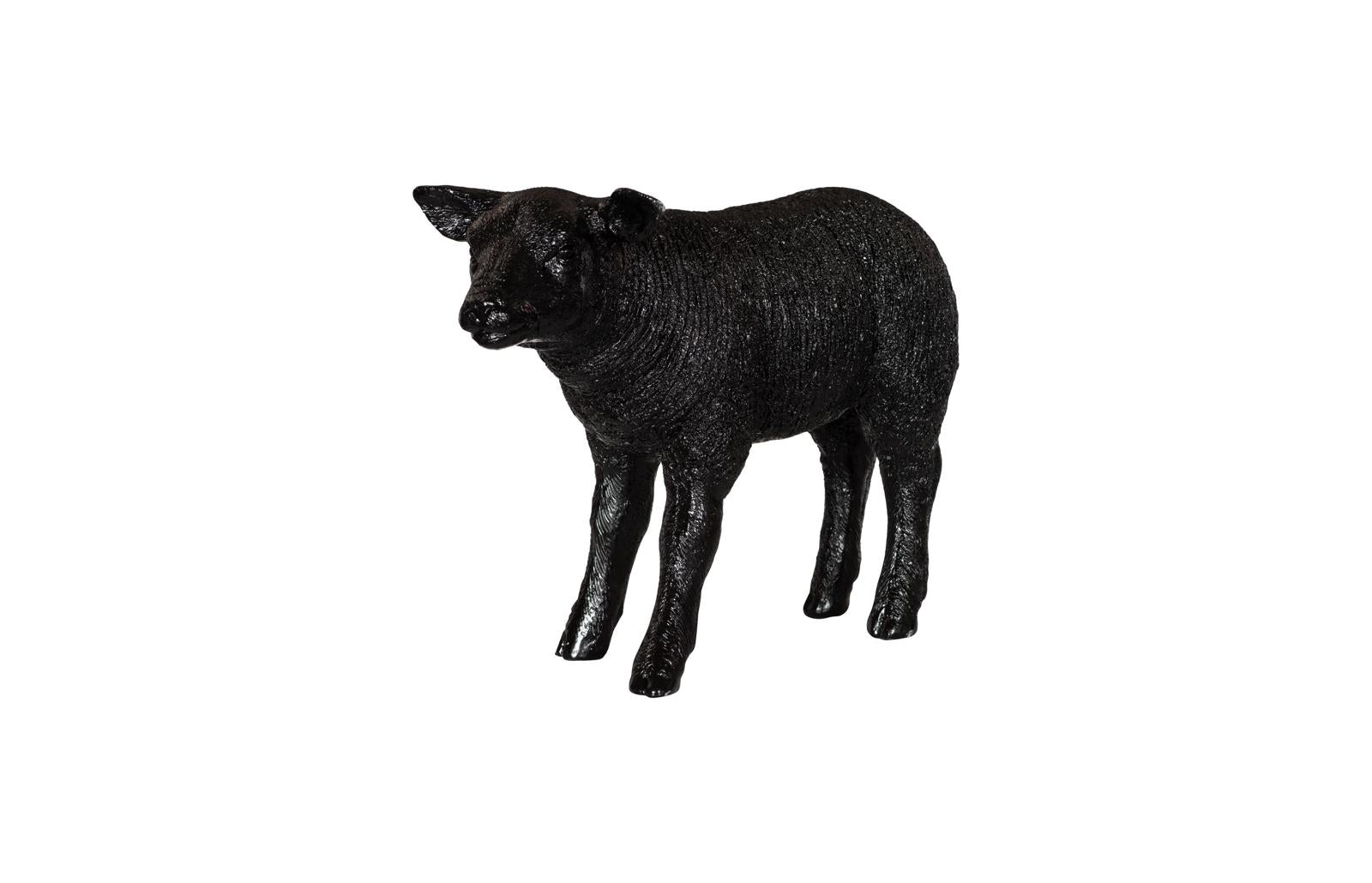Phillips Collection Home Decor Phillips Collection Texelaar Sheep, Lamb, Gel Coat Black