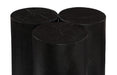 Phillips Collection Home Decor Phillips Collection Triflora Side Table, Black, Large