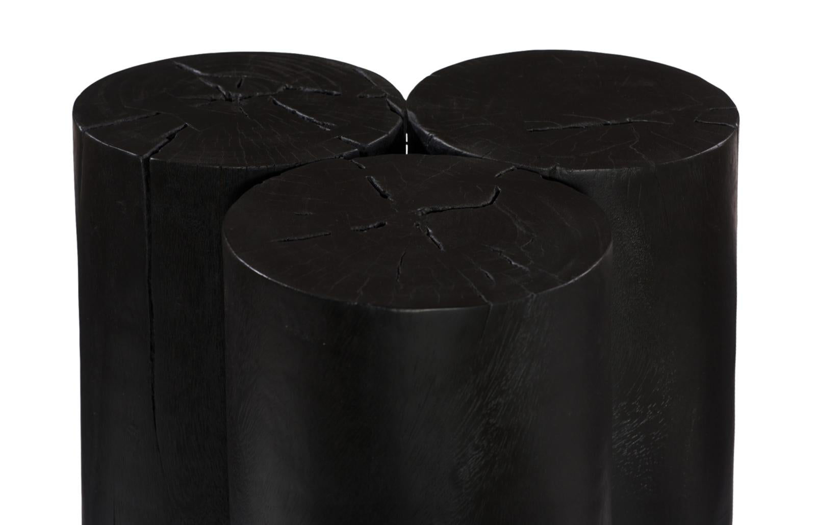 Phillips Collection Home Decor Phillips Collection Triflora Side Table, Black, Large