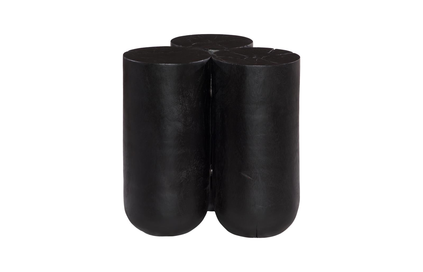 Phillips Collection Home Decor Phillips Collection Triflora Side Table, Black, Large
