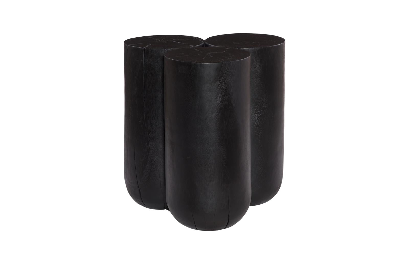 Phillips Collection Home Decor Phillips Collection Triflora Side Table, Black, Large