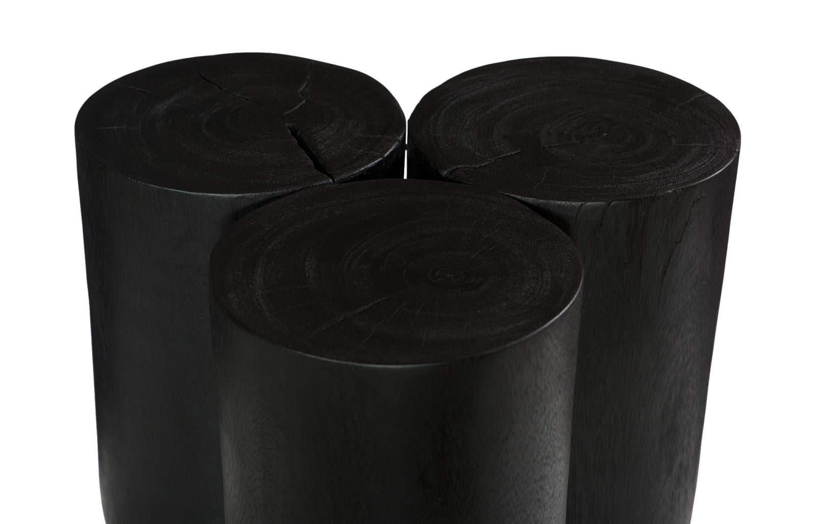 Phillips Collection Home Decor Phillips Collection Triflora Side Table, Black, Small