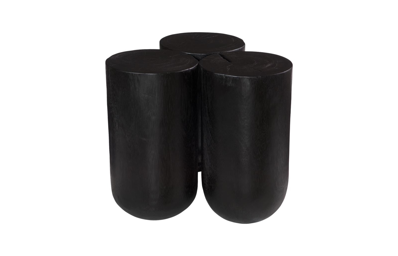 Phillips Collection Home Decor Phillips Collection Triflora Side Table, Black, Small