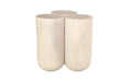 Phillips Collection Home Decor Phillips Collection Triflora Side Table, Bleached, Large