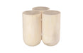 Phillips Collection Home Decor Phillips Collection Triflora Side Table, Bleached, Small