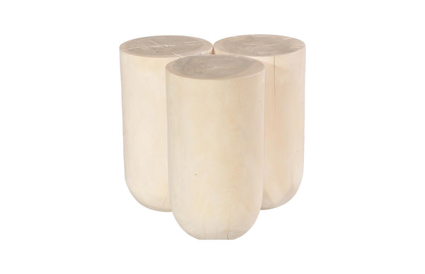 Phillips Collection Home Decor Phillips Collection Triflora Side Table, Bleached, Small
